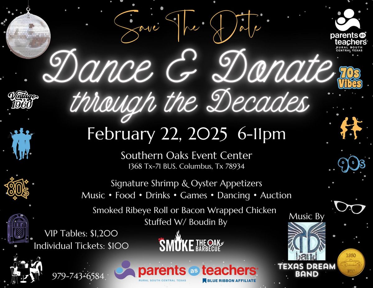 Dance & Donate through the Decades