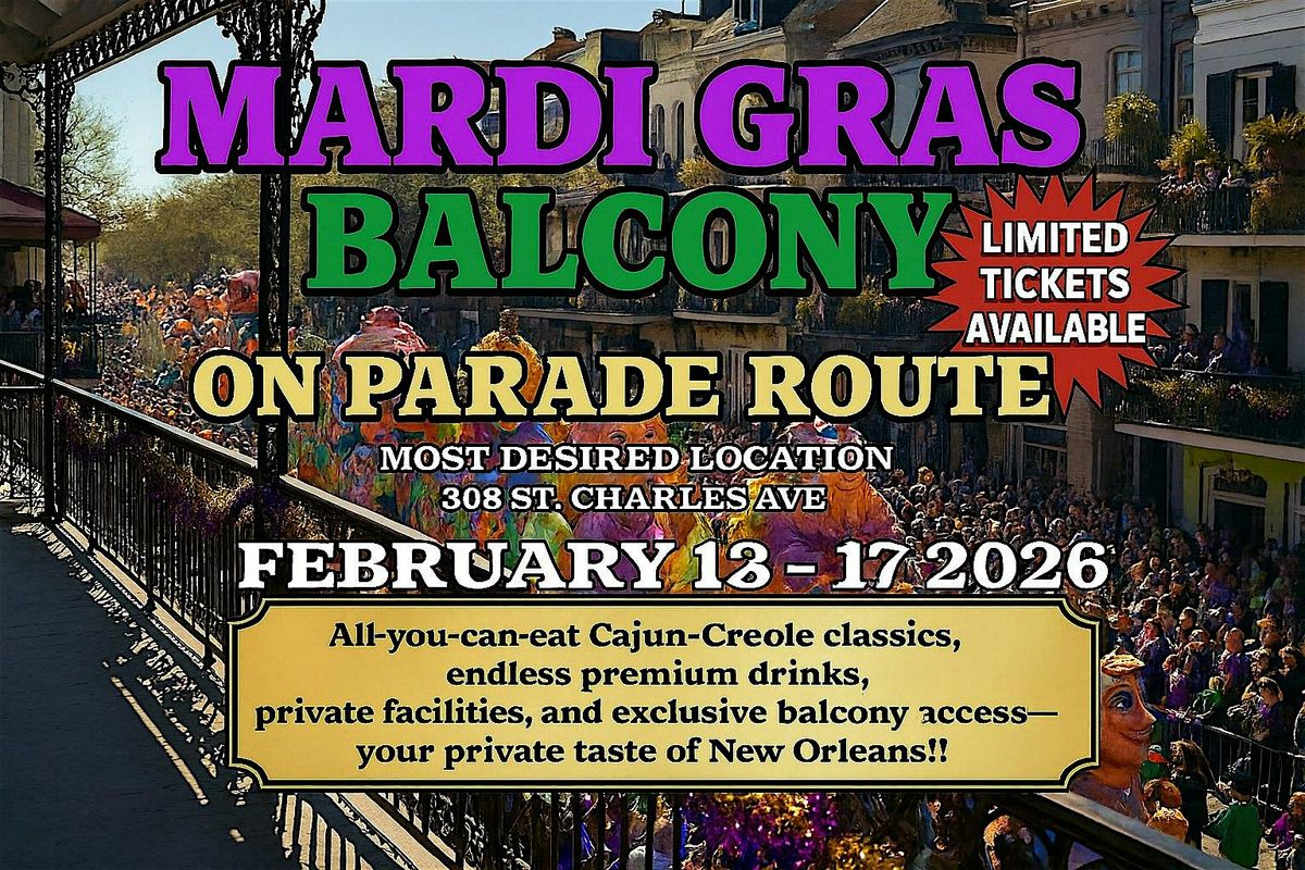 ***Mardi Gras Balcony Experience @ DAISY DUKES** 30% OFF CODE (BLACKFRIDAY)