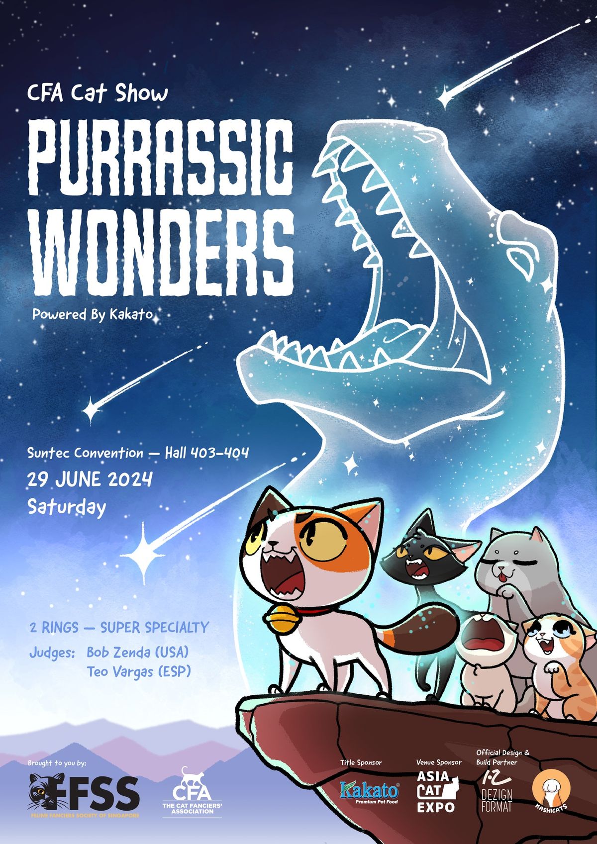 CFA Cat Show - Purrassic Wonders: Powered by Kakato