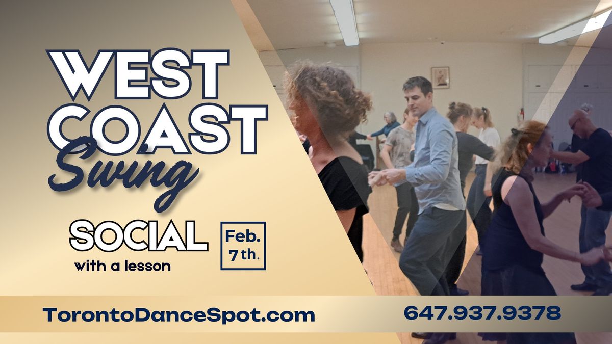 Friday West Coast Swing Social with a Lesson!