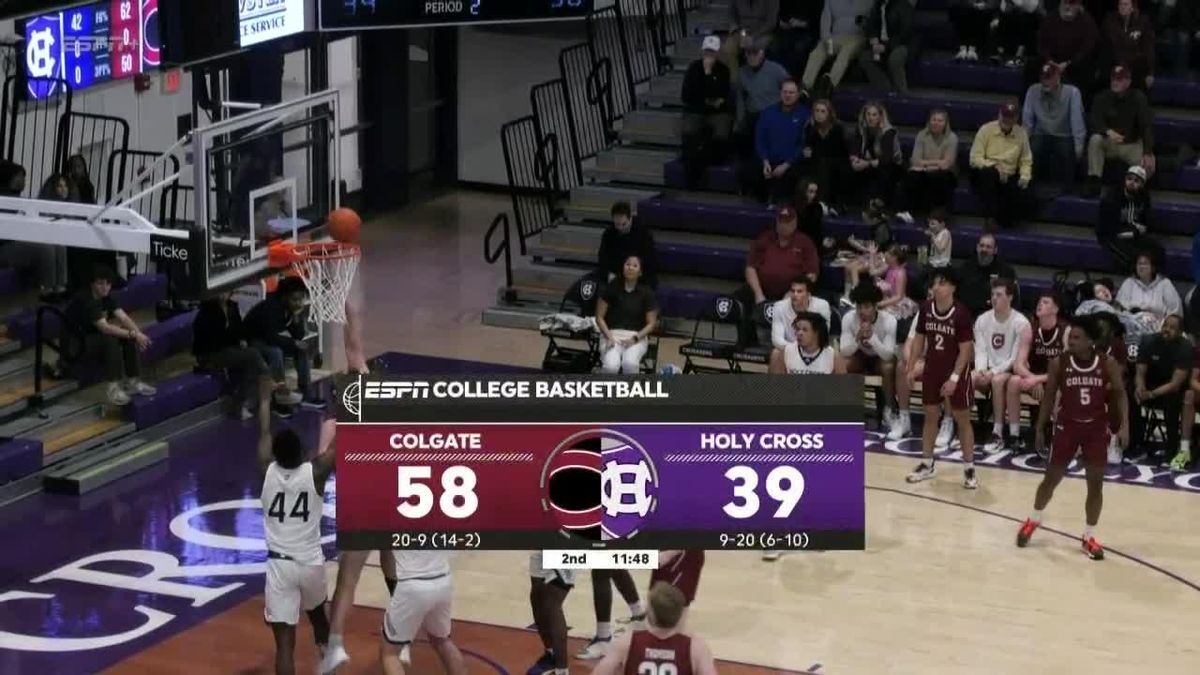 Colgate Raiders at Holy Cross Crusaders Mens Basketball