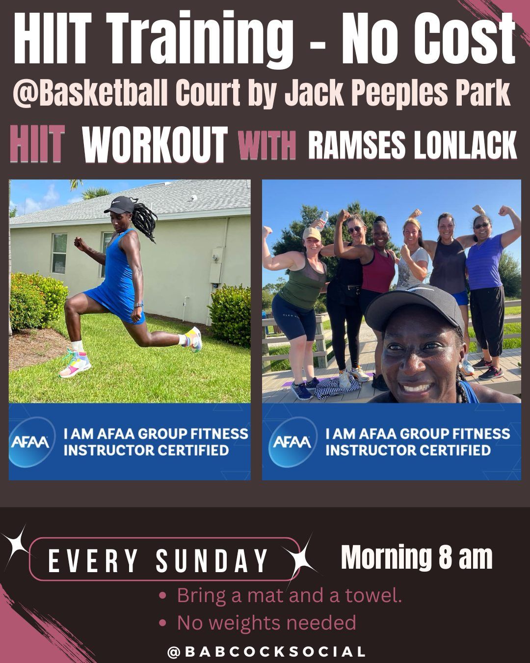 HIIT Workout with Ramses Lonlack (No Cost)