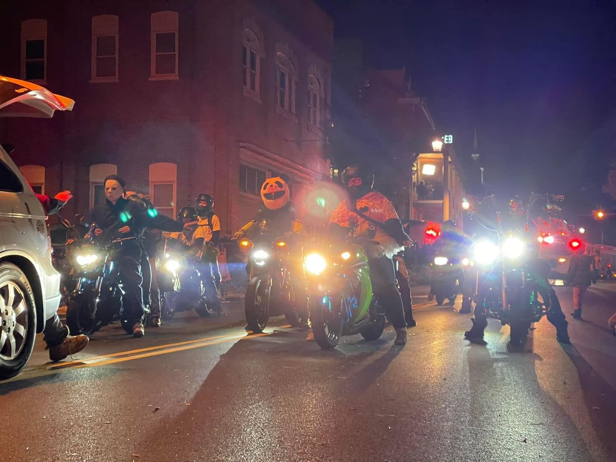 Ride in Boyertown Halloween Parade with F.E.A.R. Bikers of MontCo and Berks Sportbike Club