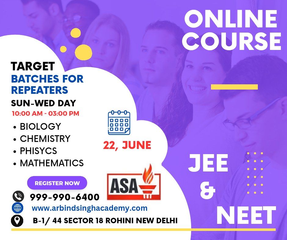 Arbind Singh Academy - JEE and NEET Preparation for Repeaters 