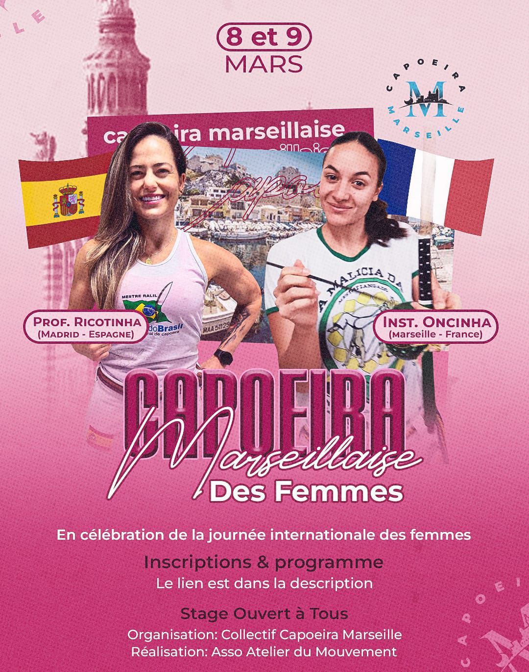 CAPOEIRA MARSEILLAISE DES FEMMES stage ouvert 