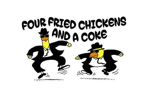 Four Fried Chickens & A Coke