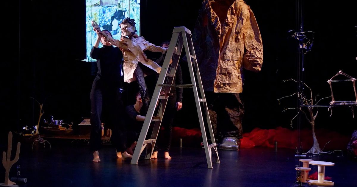 KEA and the ARK: electric cello, dance, puppetry, storytelling.  