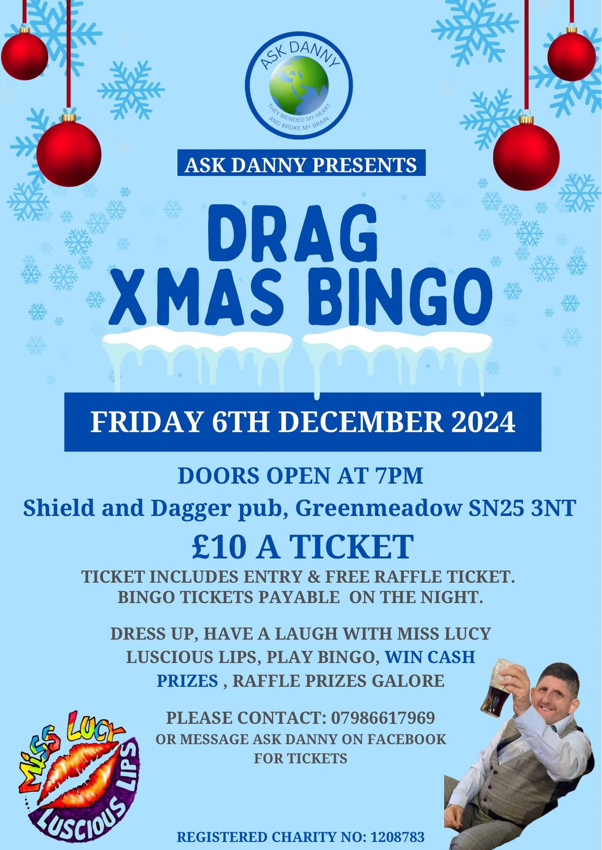 Xmas drag bingo