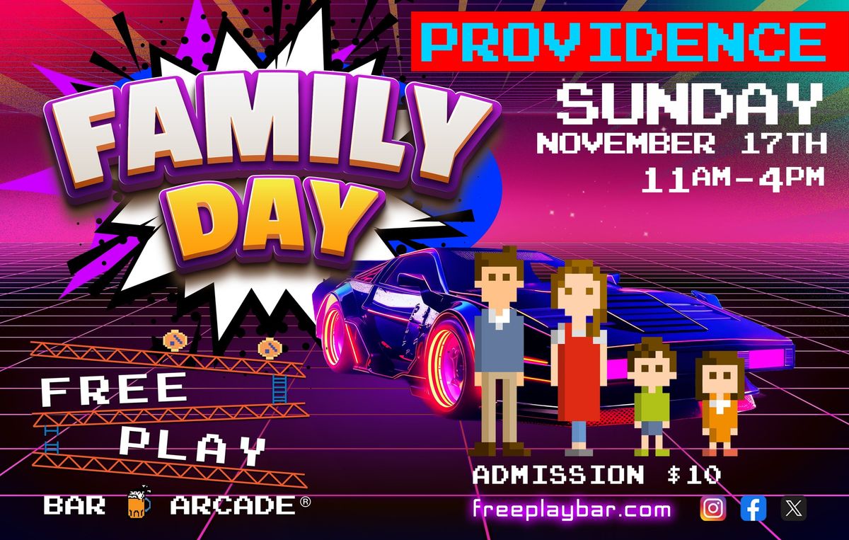 Providence Freeplay Family Day - Sunday November 17th