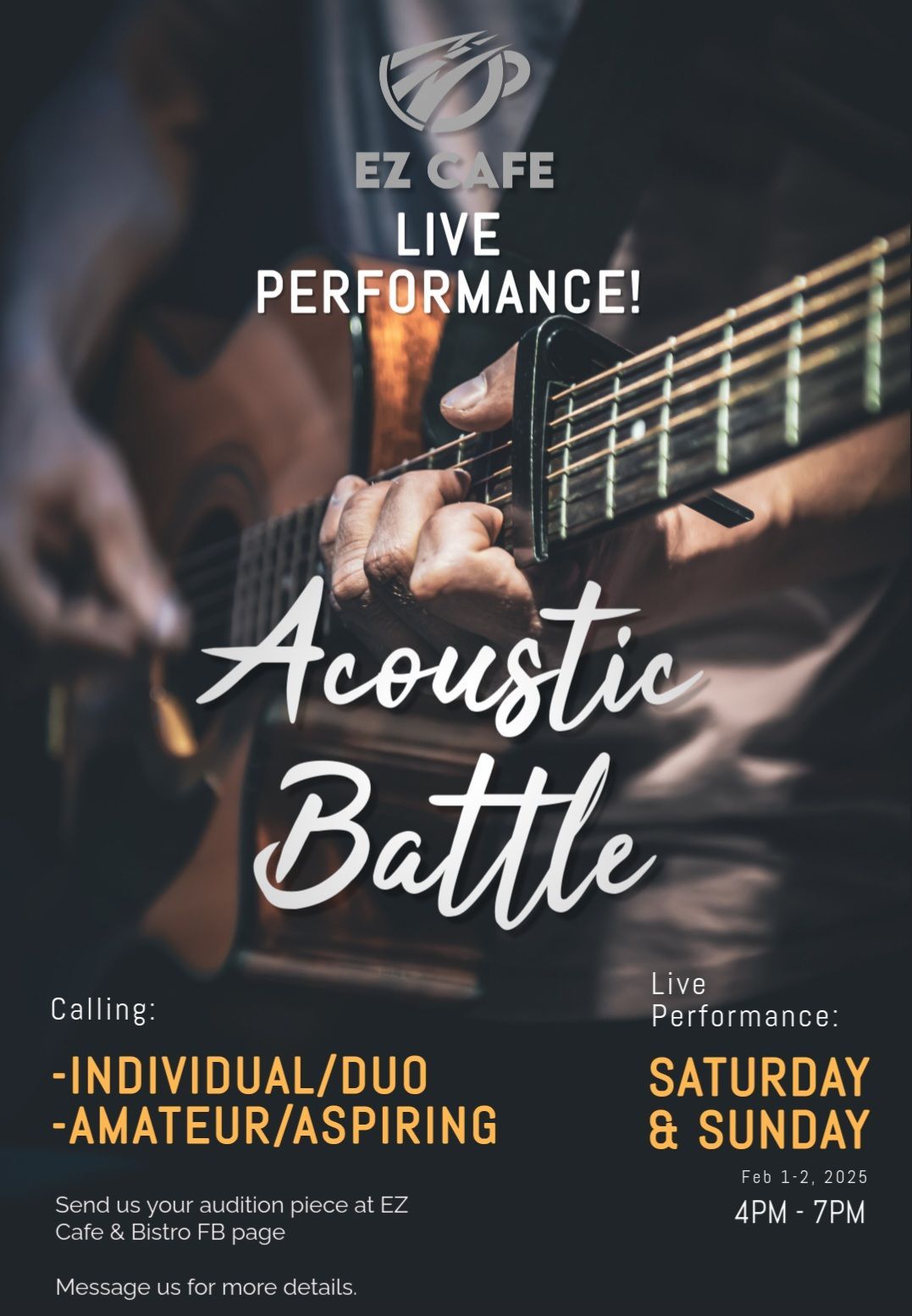 EZ Cafe's Acoustic Battle 2025