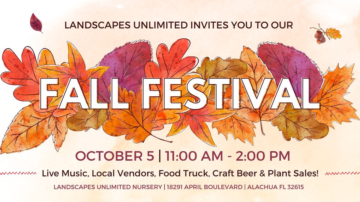 Landscapes Unlimited Fall Festival