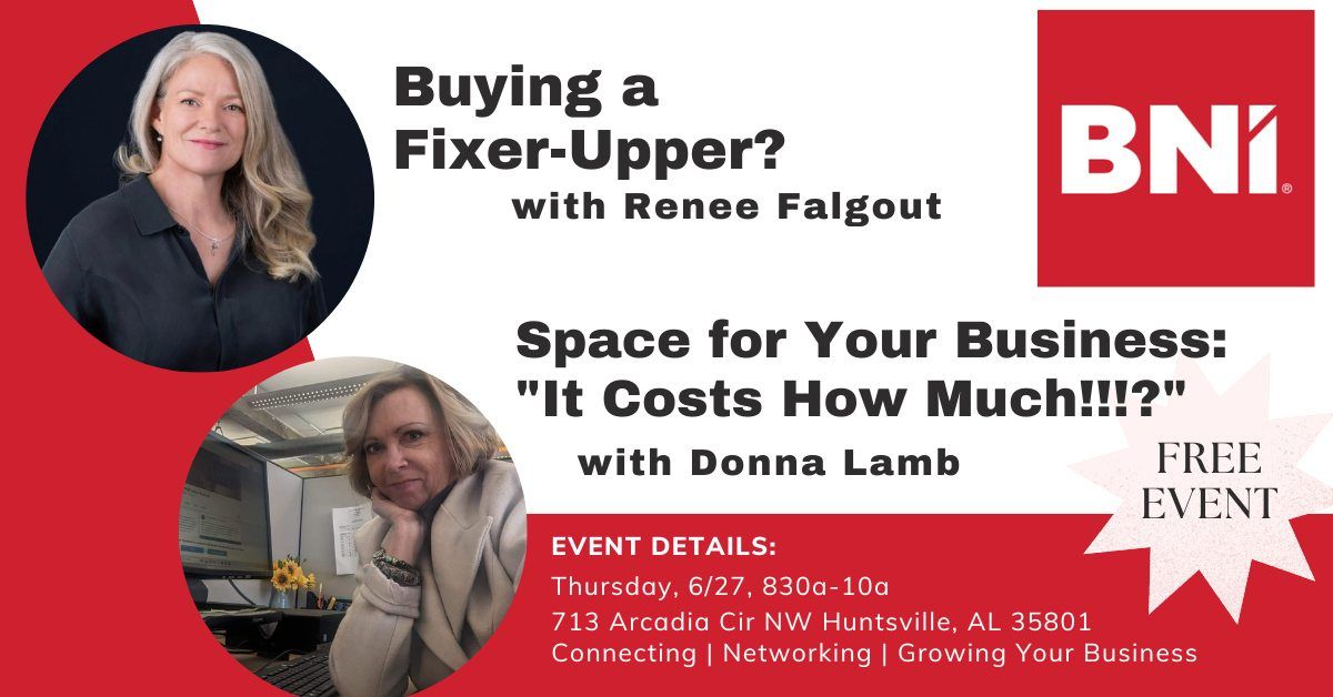 Buying a Fixer-Upper? and Space for Your Business: "It Costs How Much!!!?"