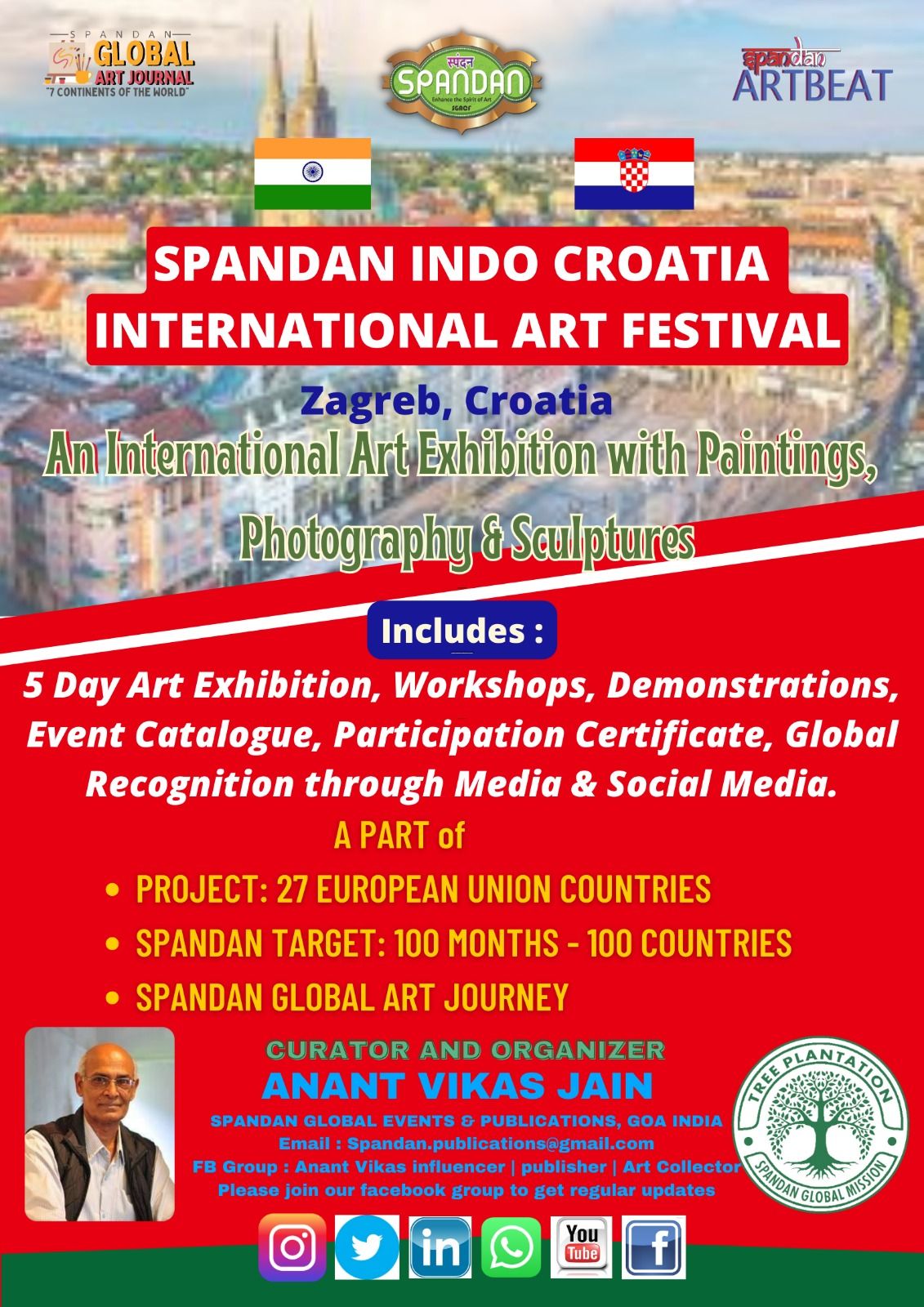 SPANDAN INDO CROATIA INTERNATIONAL ART FESTIVAL