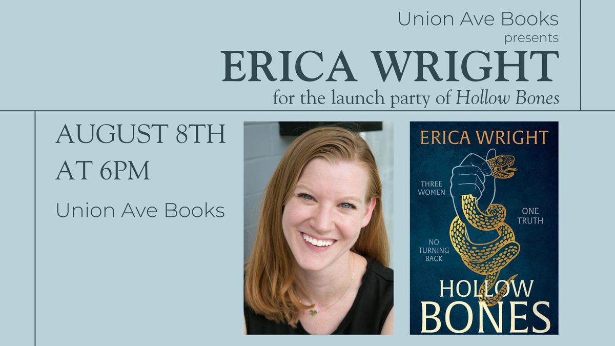 A Launch Party with Erica Wright