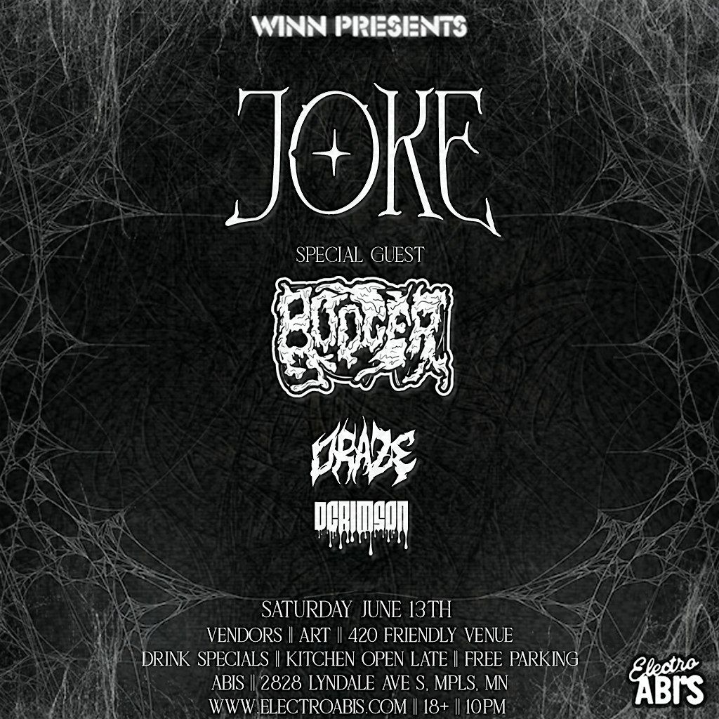 WINN PRESENTS: JOKE SPECIAL GUEST BOOGER