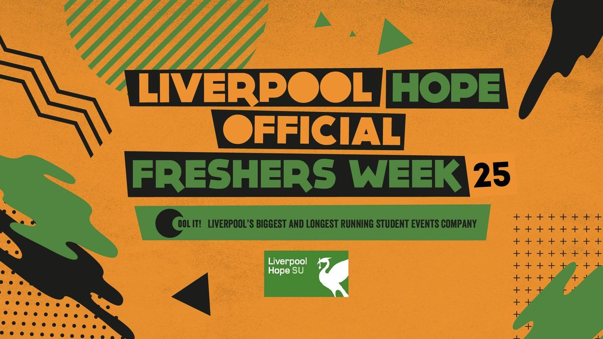 Liverpool Hope Freshers 2025  - The Official All Access Freshers Wristband 