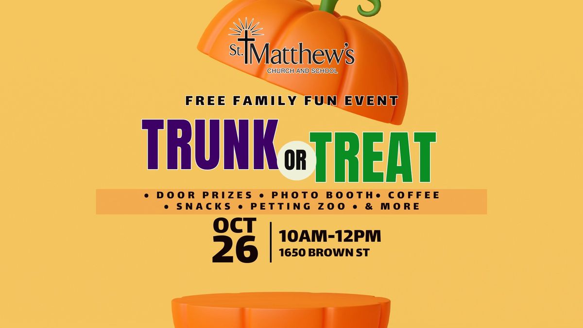 Trunk or Treat!  