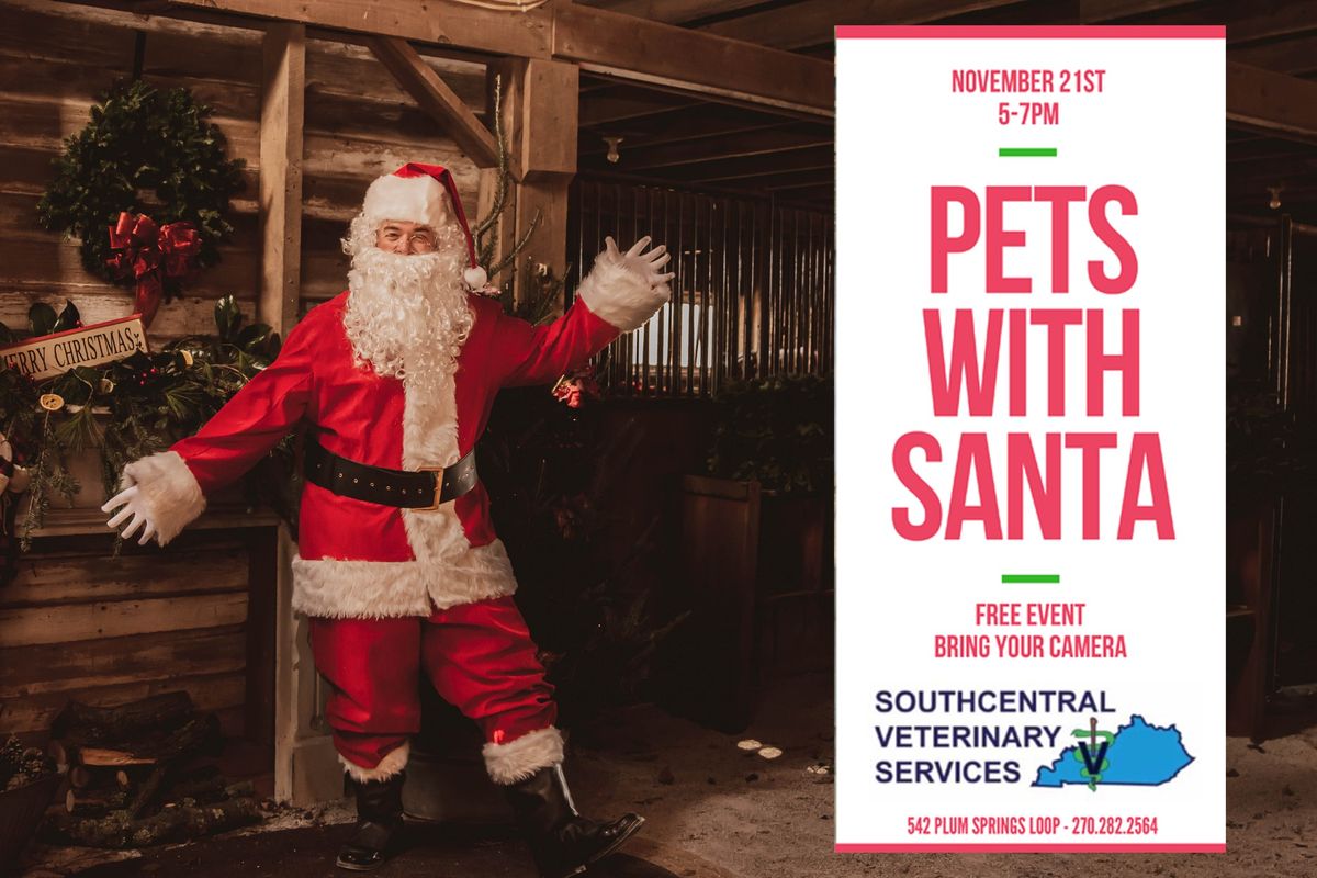 Pets with Santa