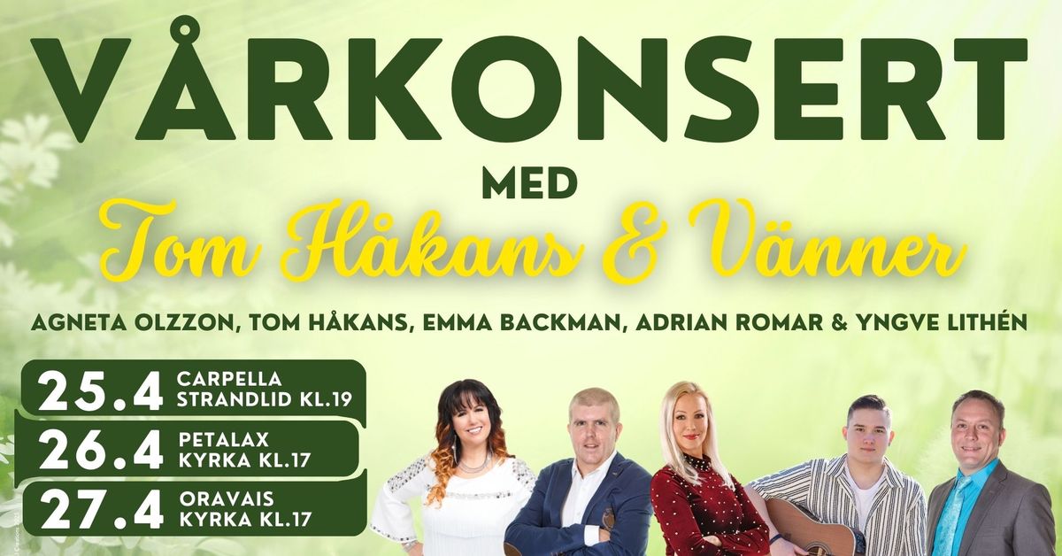 V\u00e5rkonsert med Tom H\u00e5kans & V\u00e4nner