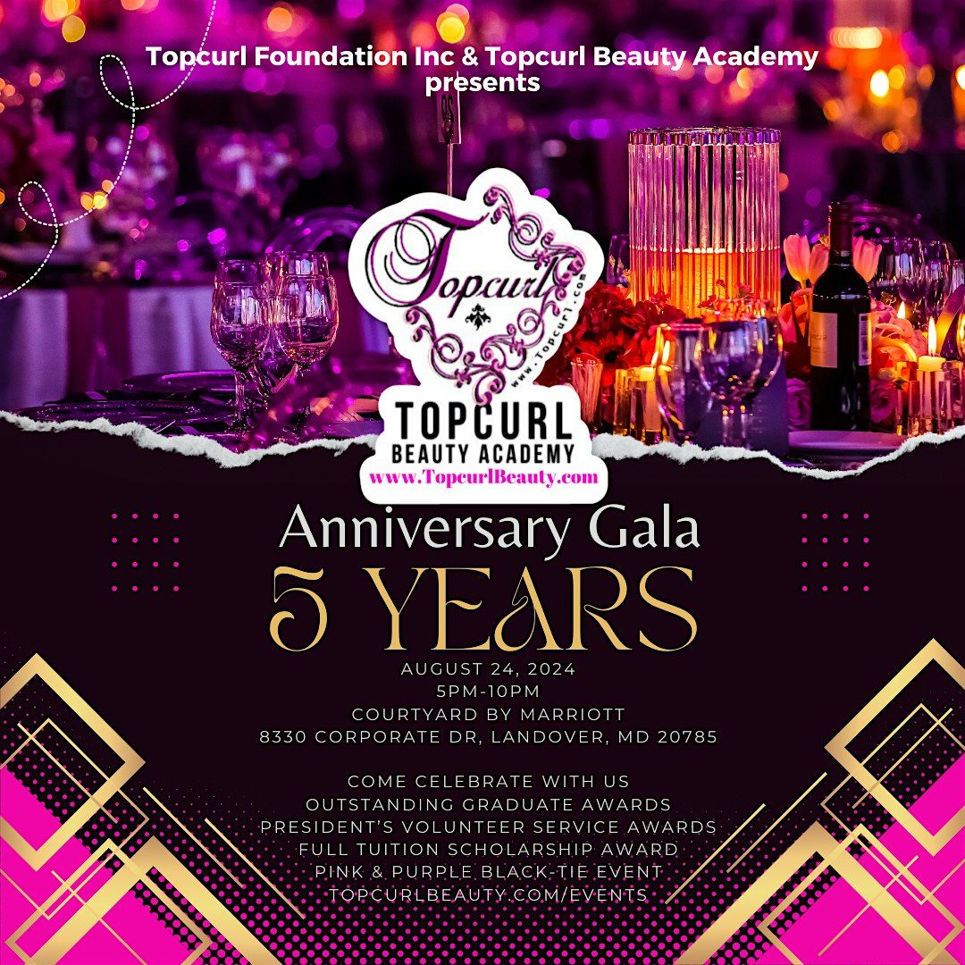 Topcurl 5 year Anniversary Gala & Award Celebration