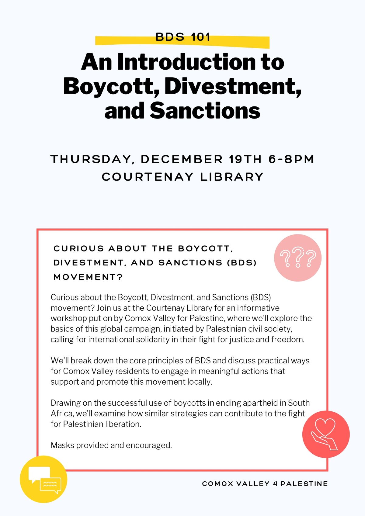 BDS 101: An Introduction to Boycott, Divestment, and Sanctions