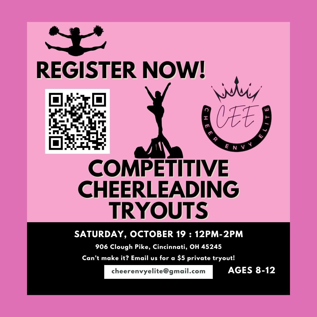 Cheer Envy Elite Cheerleading Tryouts