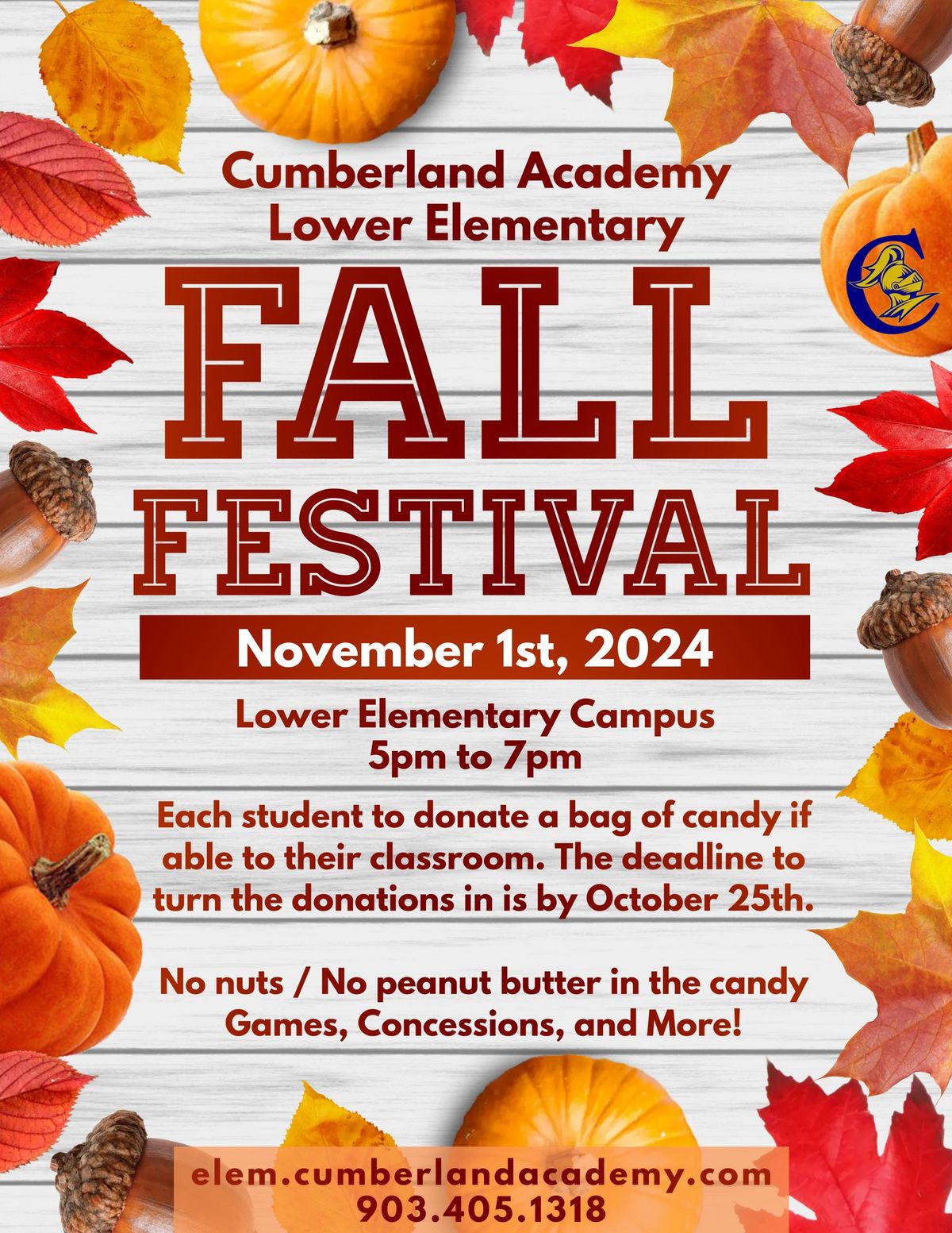 Lower Elementary - Fall Festival