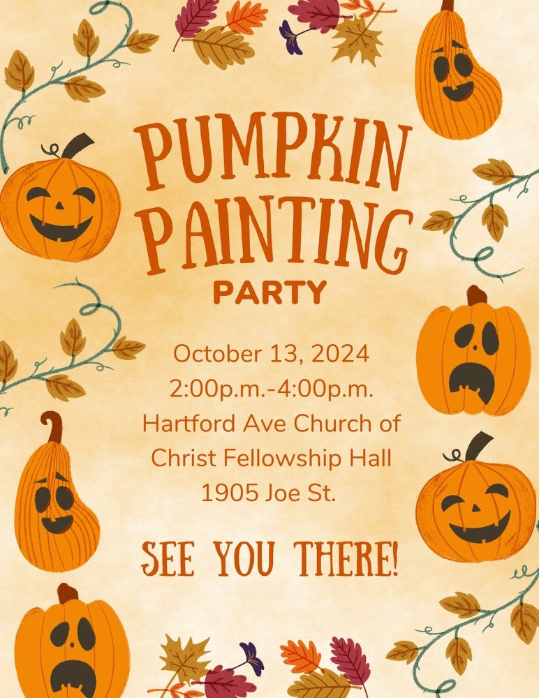 Pumpkin Painting Party