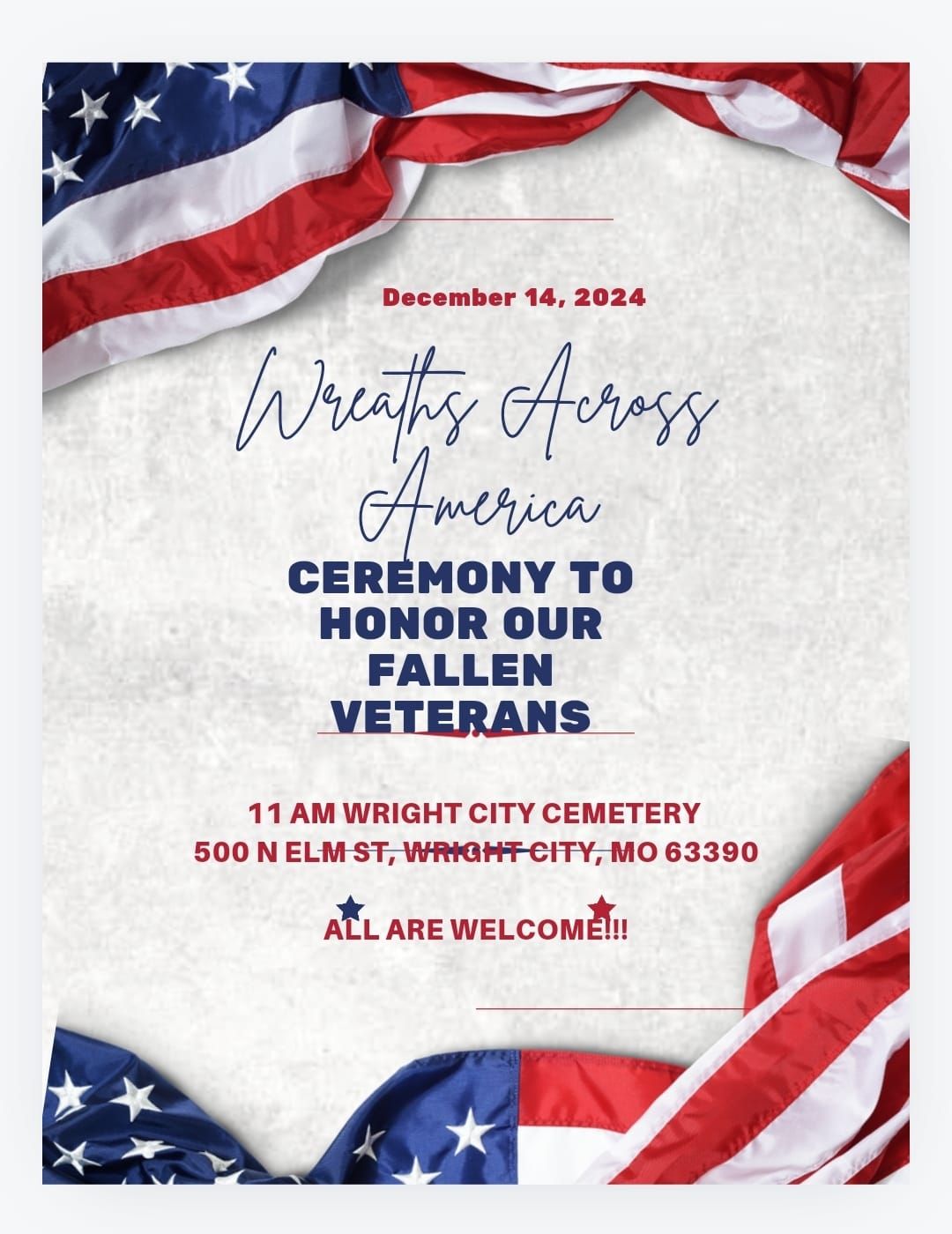 Wreaths Across America Ceremony