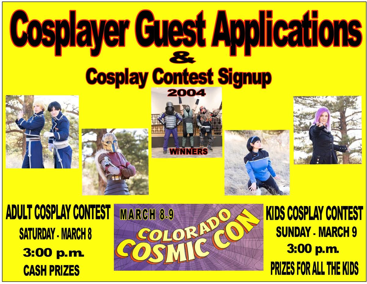 Colorado Cosmic Con - Cosplay Contest