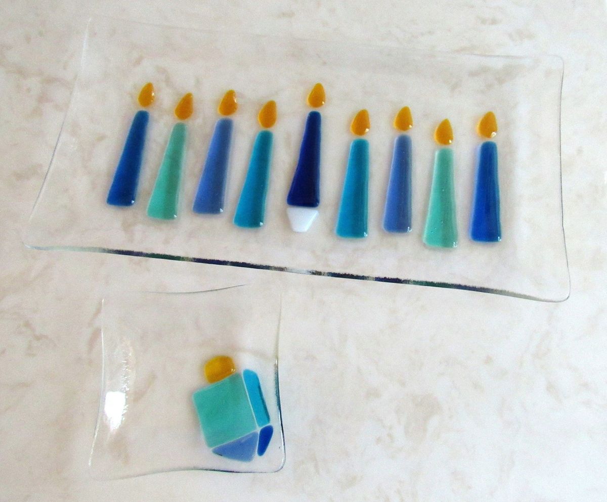 Fused Glass Easel Art