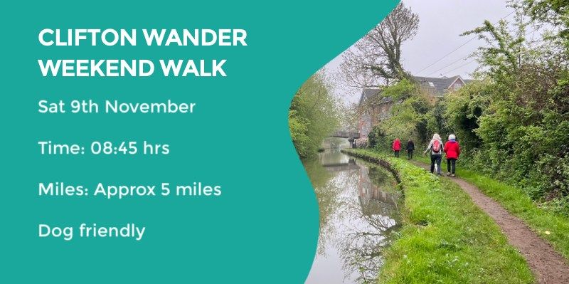 CLIFTON WANDER WALK (Rugby) | 5 MILES | MODERATE | WARWICKSHIRE