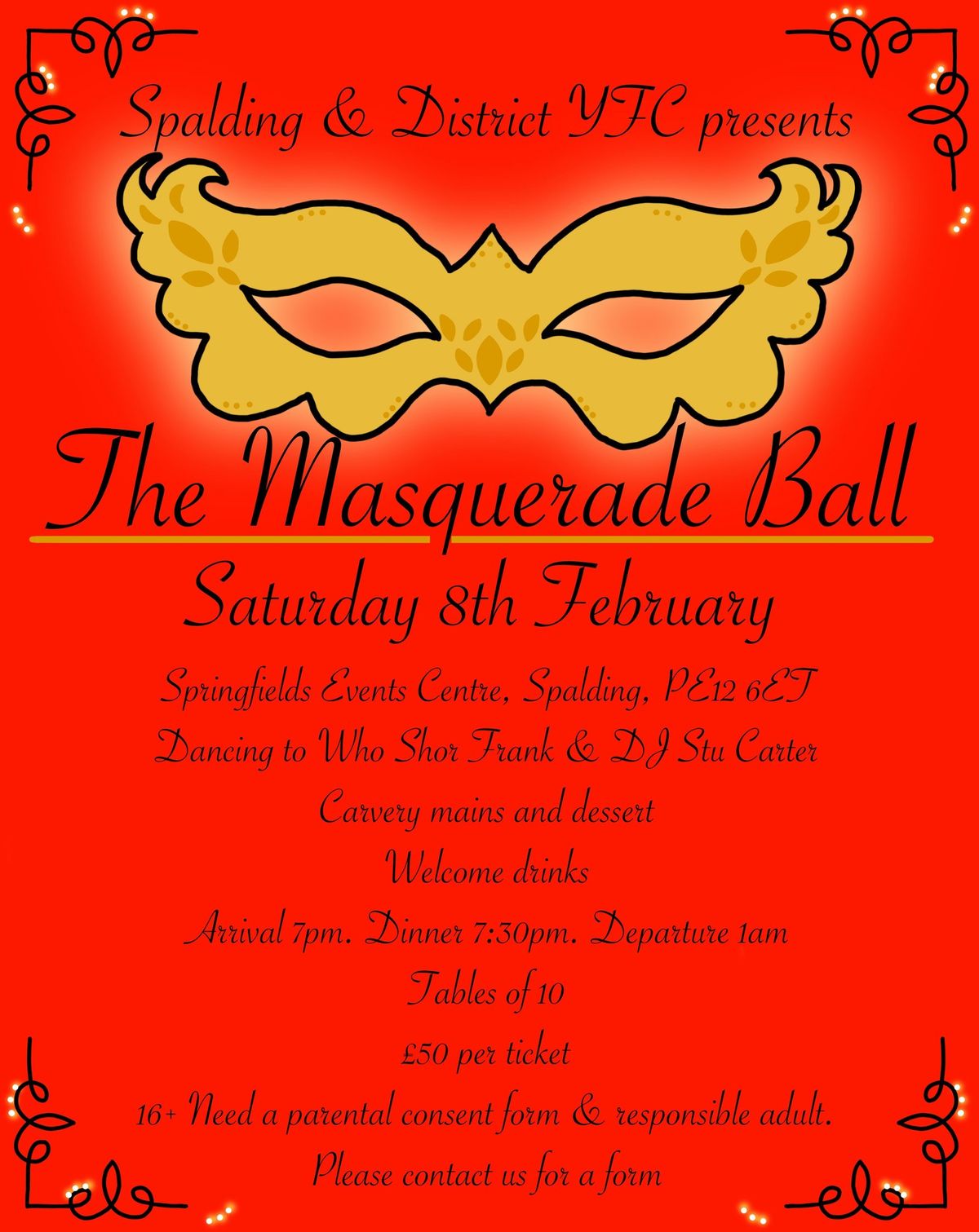 Spalding & District YF Masquerade Ball 2025