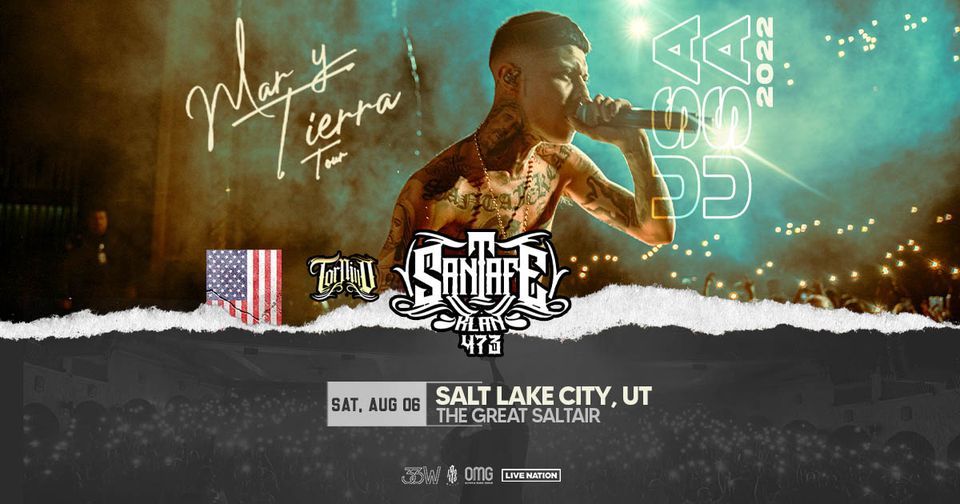 Santa Fe Klan MAR Y TIERRA TOUR 2022, Great Saltair, Salt Lake City, 6