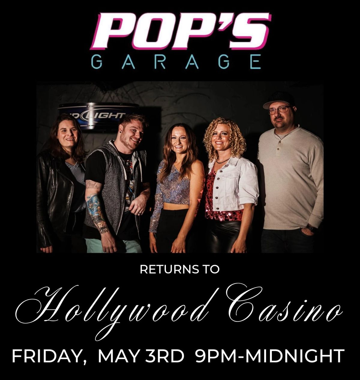 Pop's Garage returns to Hollywood Casino