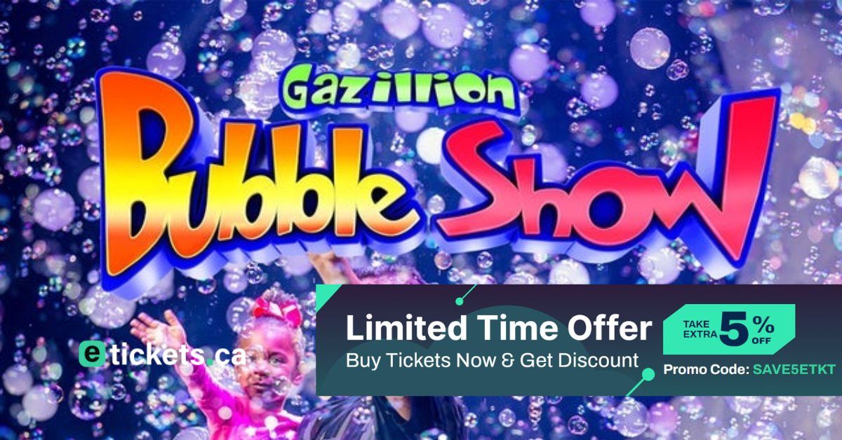 The Gazillion Bubble Show Feb 22 2025 5:00 PM Mayo Performing Arts Center, Morristown