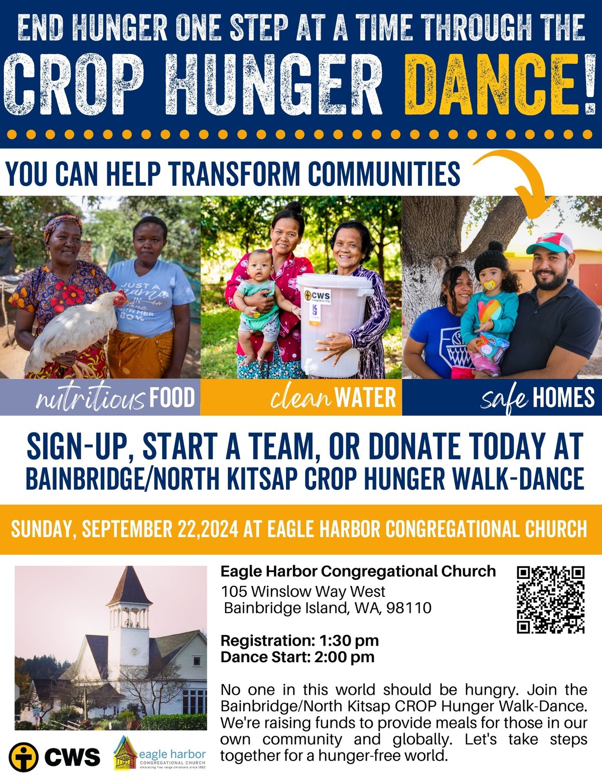 Bainbridge\/North Kitsap CROP Hunger Walk-Dance