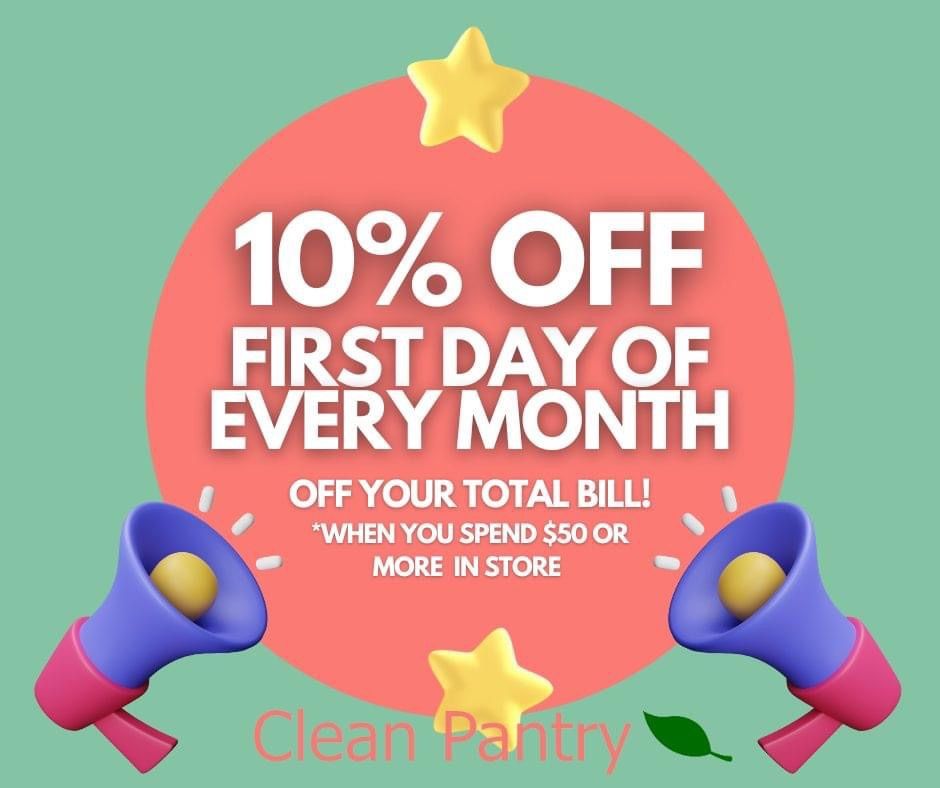 10% off Day!