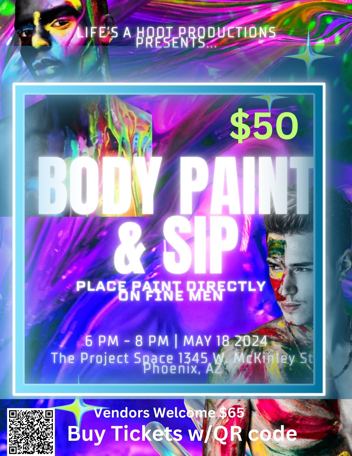 Life's A Hoot Productions Presents...Body Paint and Sip