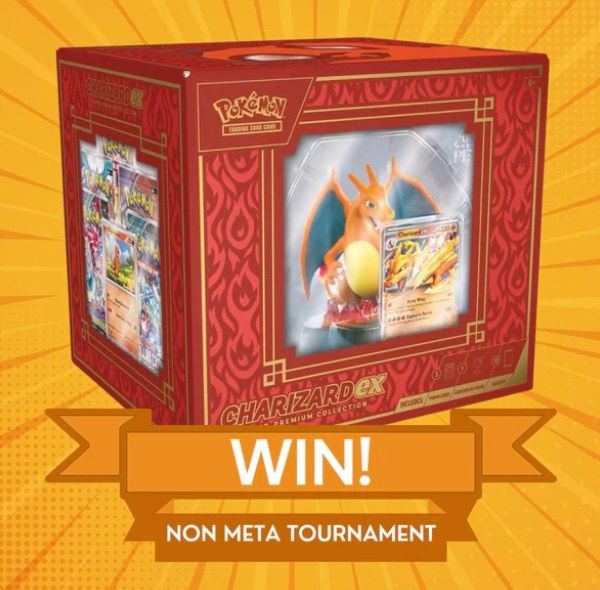 NON META POK\u00c9MON TCG TOURNAMENT! Win a charizard collection 