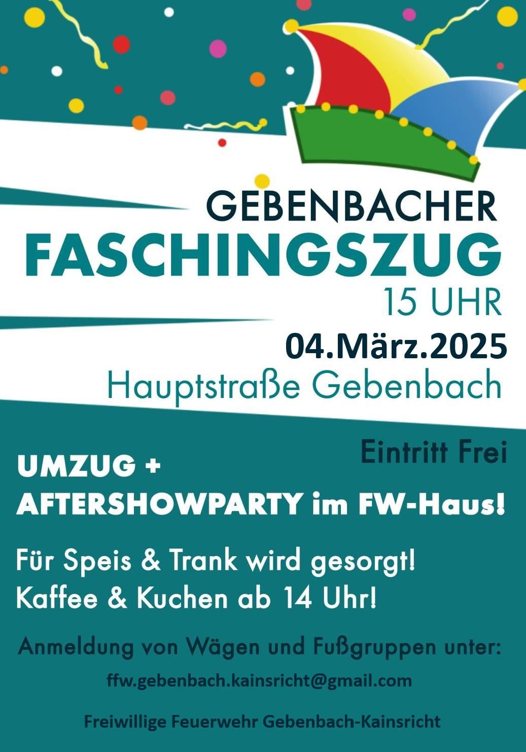 Gebenbacher Faschingszug 2025