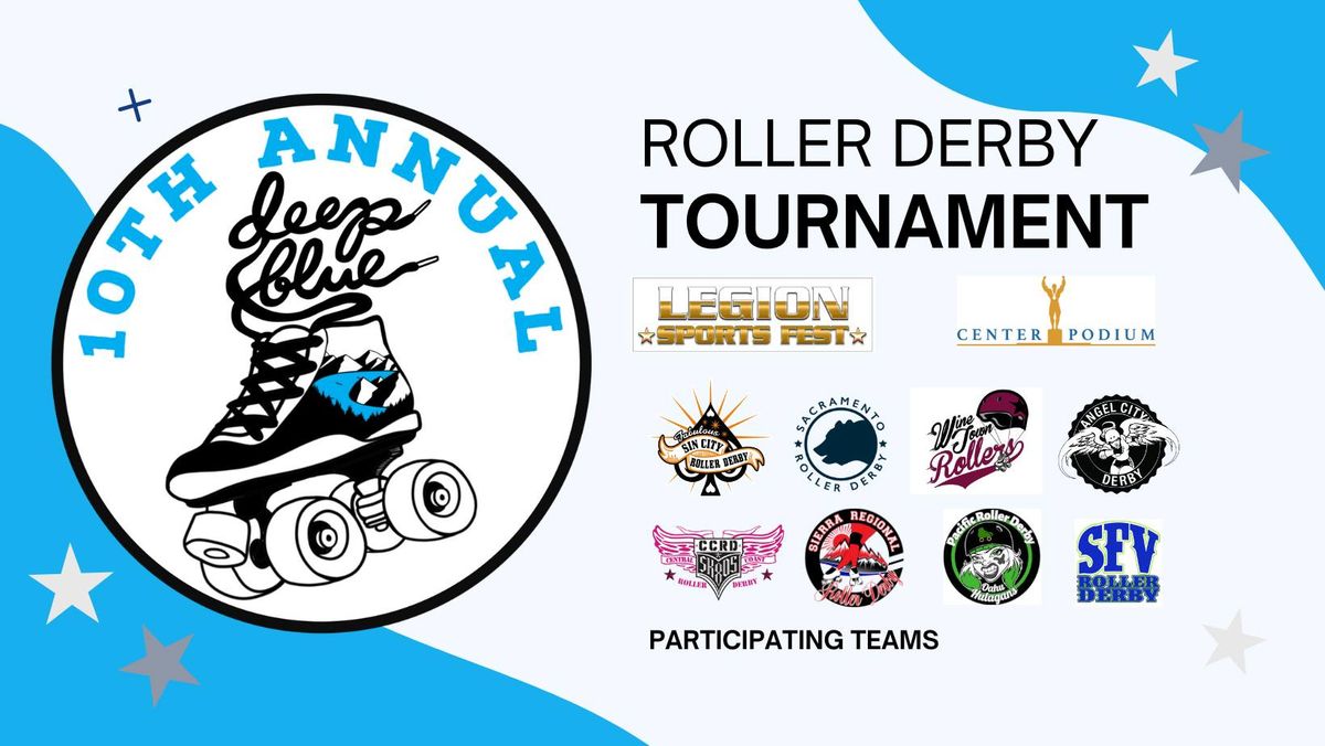 10th Annual Deep Blue Roller Derby Tournament