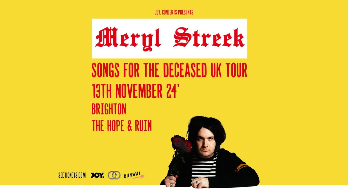 MERYL STREEK | The Hope & Ruin 13.11.24 - JOY. 