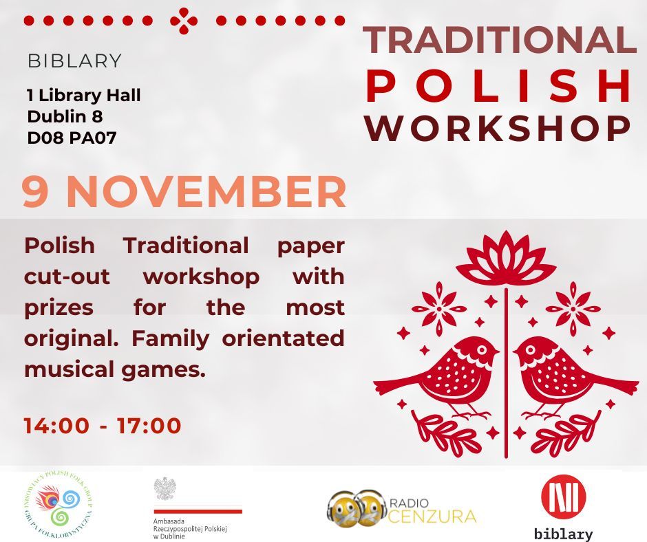 Warsztaty Tradycji Polskich - stw\u00f3rz swoj\u0105 LELUJ\u0118 | Traditional Polish paper cut-out workshop 