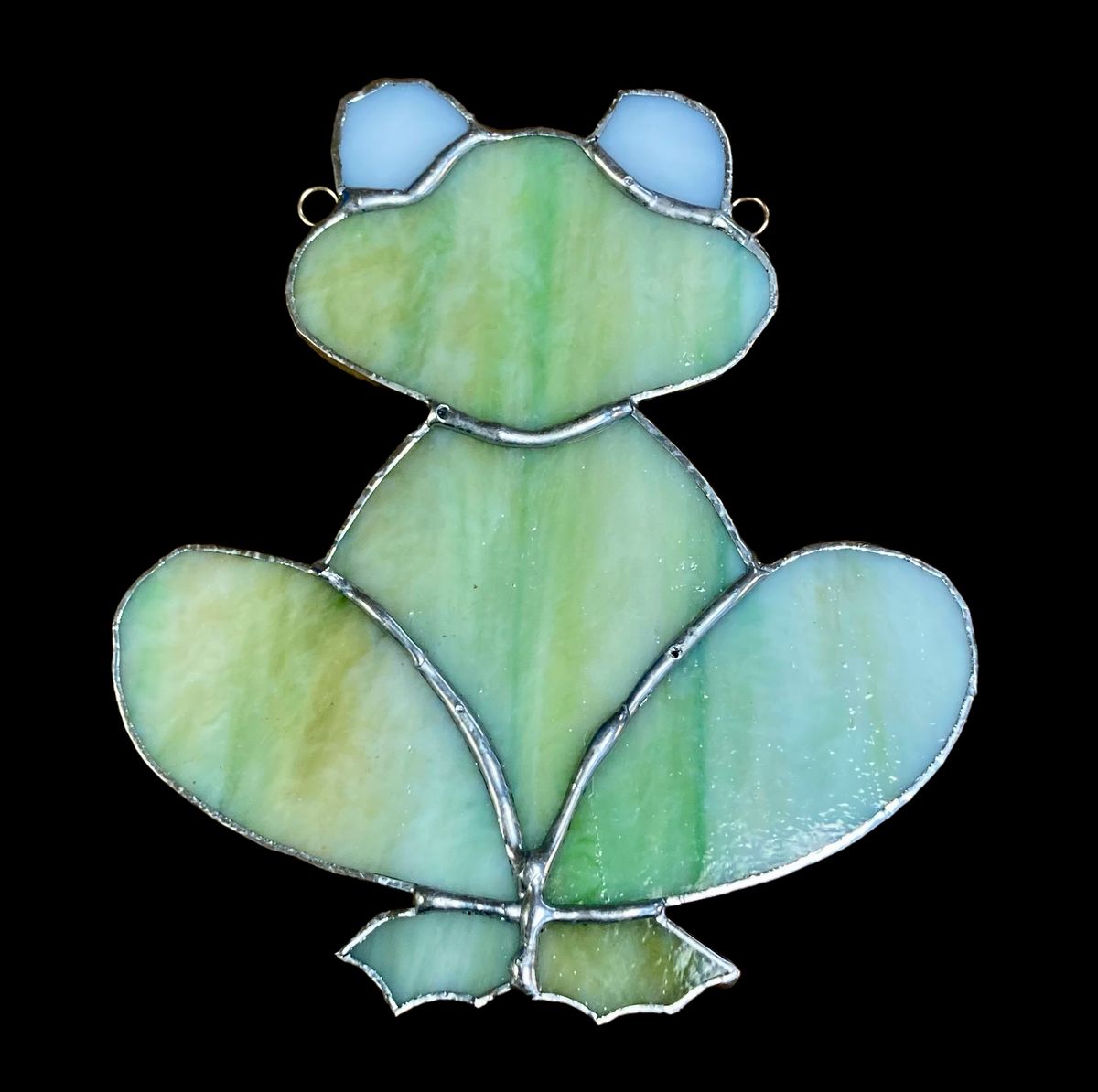 Stained Glass Sun Catcher: Frog or Whale