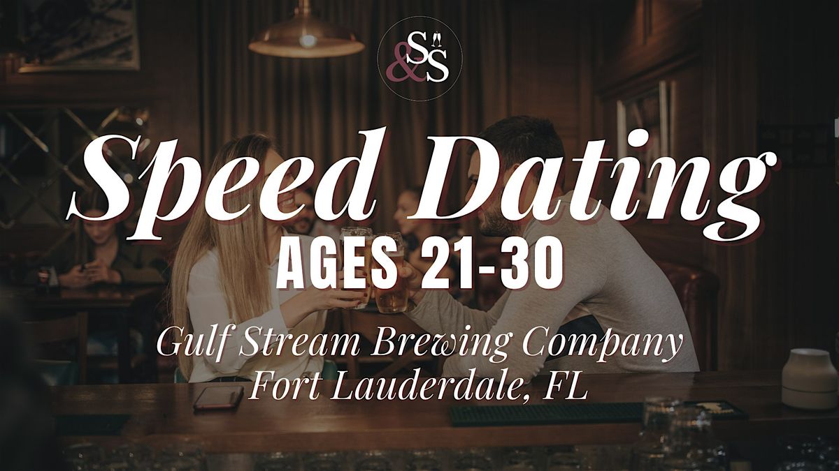 Speed Dating Ages 21-30 in Fort Lauderdale, FL at Gulf Stream Brewing