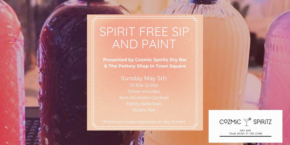 Spirit Free Sip and Paint at The Pottery Shop