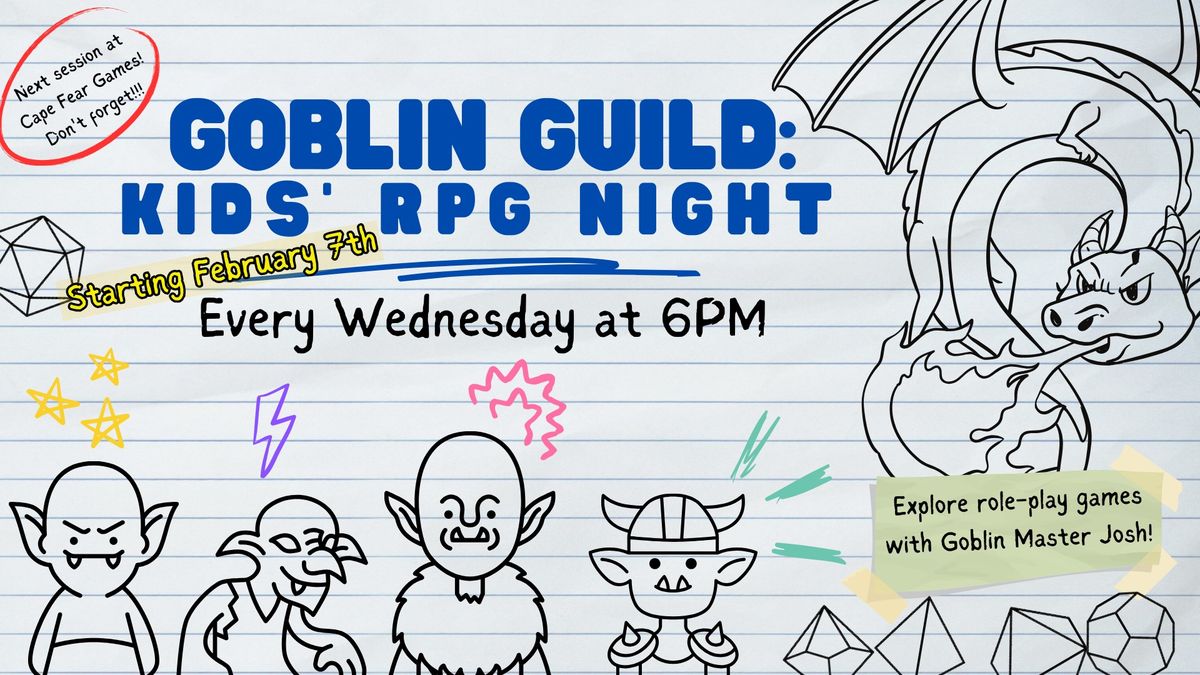 Goblin Guild: Kids' RPG Night