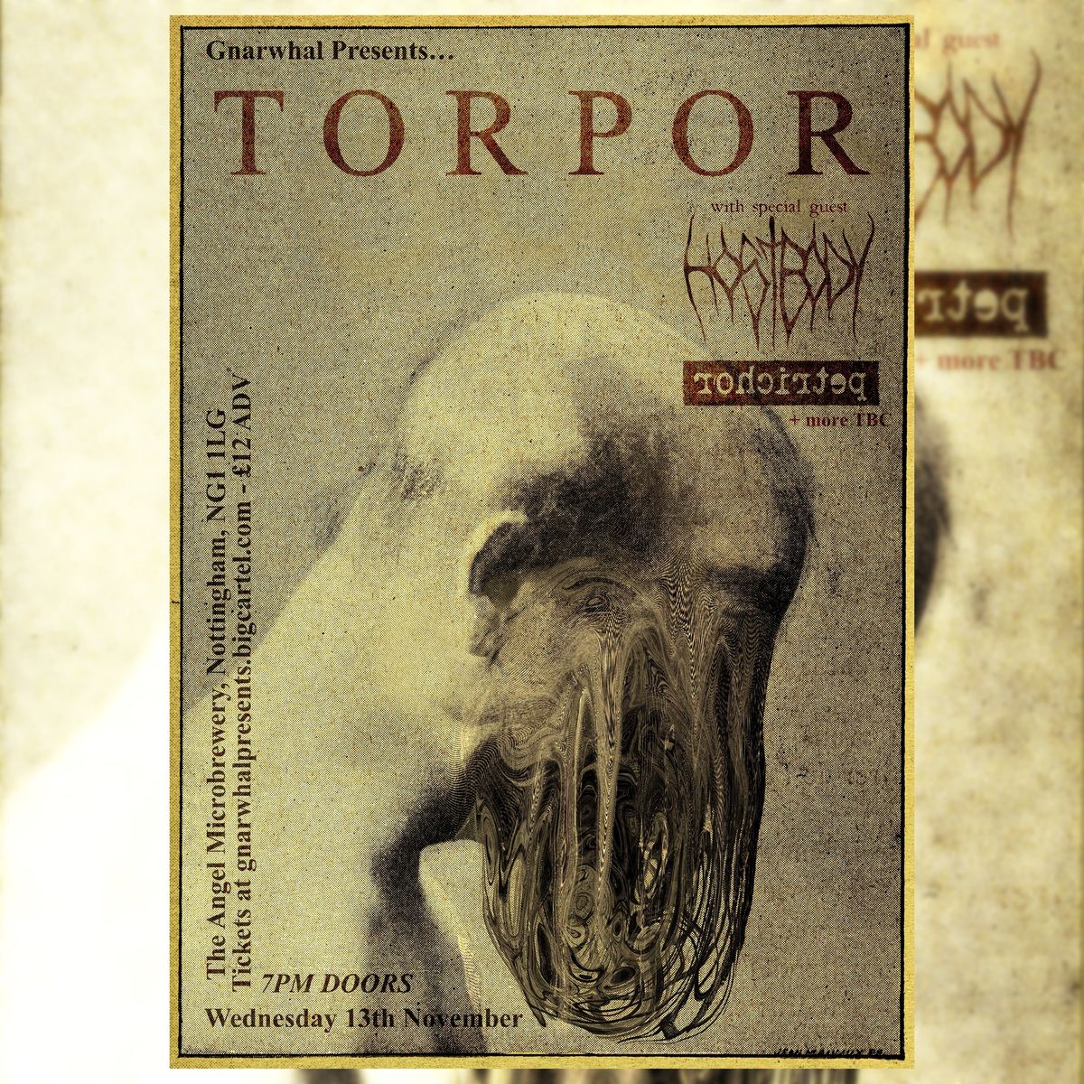 Torpor \/ Host Body \/ Petrichor + more TBC @ The Angel