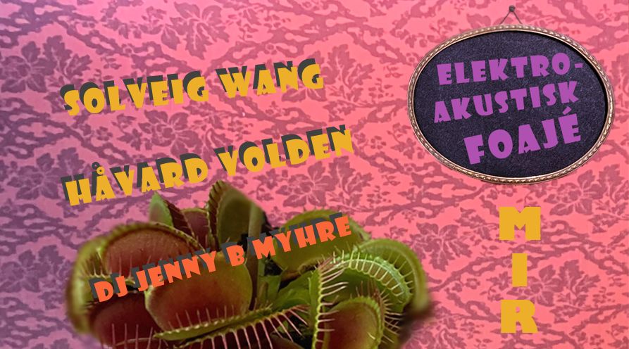 ELEKTROAKUSTISK FOAJ\u00c9 -Solveig Wang \/\/ H\u00e5var Volden + Jenny B Myhre (DJ)